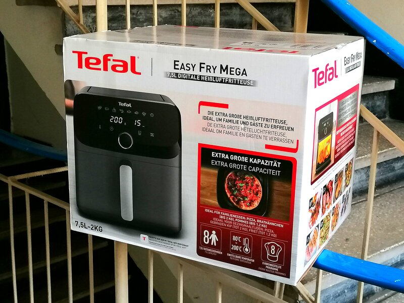 Vand friteuza cu aer cald Tefal Easy Fry Mega, 2020W, 7.5L, noua, sigilata!